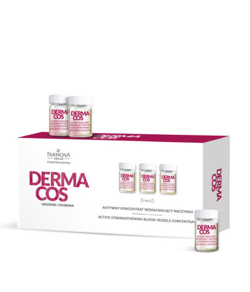 Dermacos - Aktywny koncentrat wzmacniający naczynka 10 x 5 ml