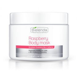 Raspberry Body Program – Malinowa maska do ciała z BIO-Kofeiną z Guarany 600 g