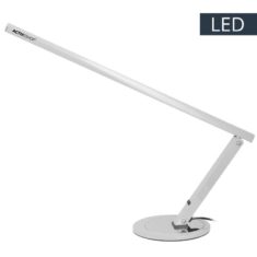 Lampa na biurko Slim led aluminium- srebrny metalik