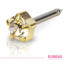 Kolczyk złoty tytan medyczny Tiffany Crystal 5 mm 12-1304-01