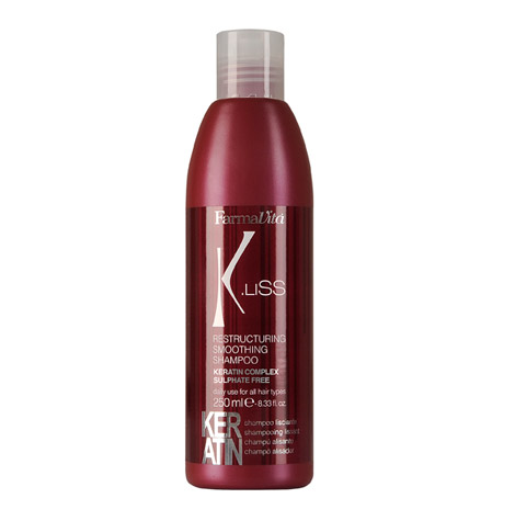 K.Liss Restructuring Smoothing - Restrukturyzacyjny keratynowy szampon wygładzający 250 ml