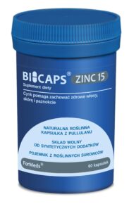 BICAPS® ZINC 15 - cynk i miedź 60 kapsułek