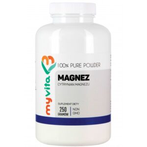 Magnez proszek (Cytrynian magnezu) - 250g
