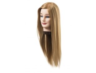 Główka Fryzjerska Treningowa Włos Term Blond 55cm + statyw