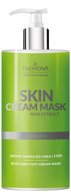 Skin Cream Mask Pear Extract - Kremo-maska do ciała i stóp 500 ml