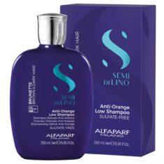Semi Di Lino Intense Anti-Orange Low Shampoo - Szampon do Włosów Brązowych 250 ml