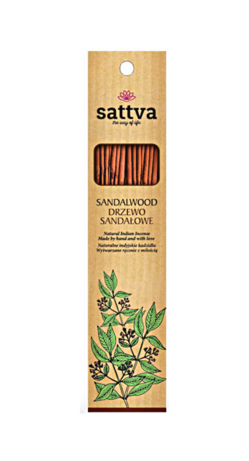 Sattva Incense sandalwood drzewo sandałowe 30g