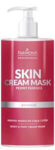 Skin Cream Mask Peony Essence - Kremo-maska do ciała i stóp 500 ml